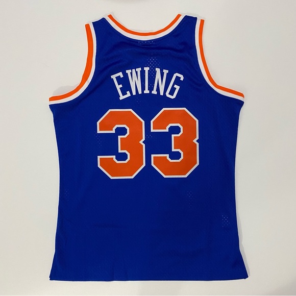 Patrick Ewing Jersey NBA New York Knicks Blue size M to 2XL - Picture 3 of 6